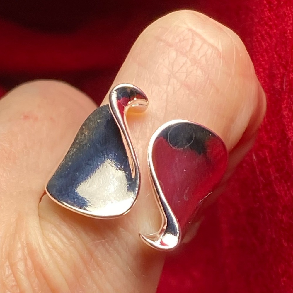 .925 Sterling  Silver Open Ring